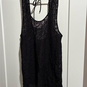 Victoria's Secret Black Lace Tank Top